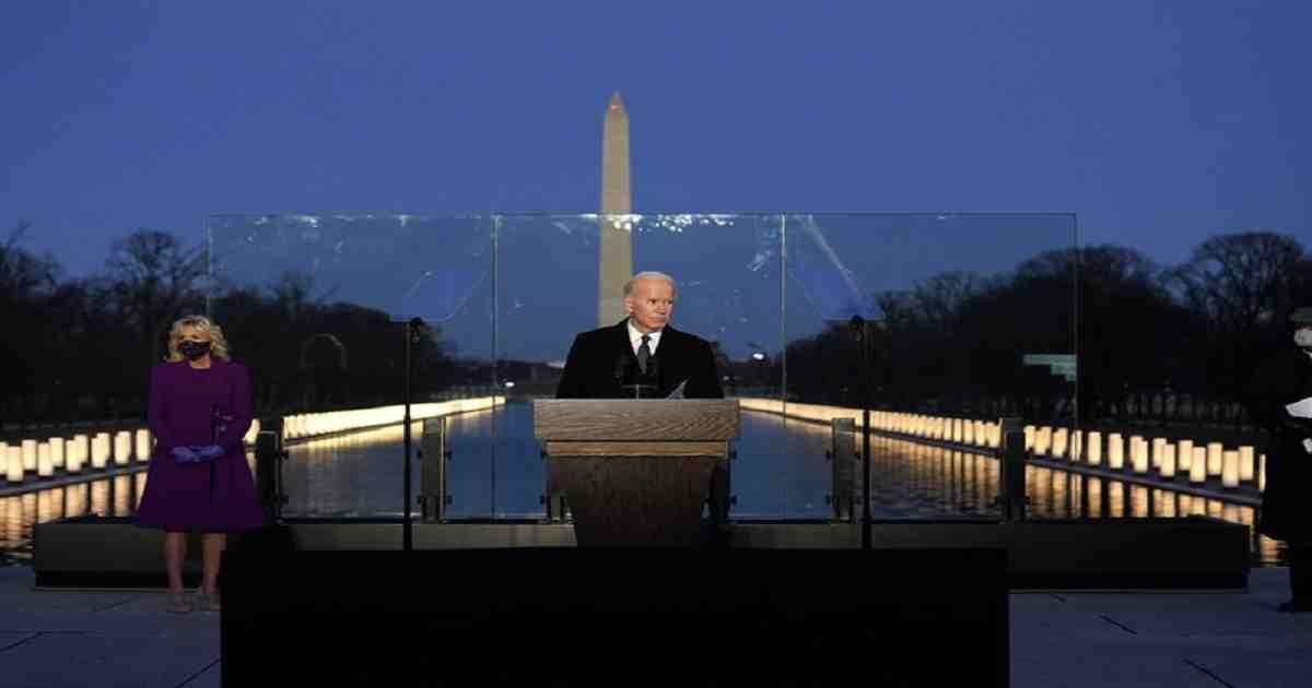 Biden , collective grief for Americans lost , washington , President-elect Joe Biden , Covid grief , inauguration pomp