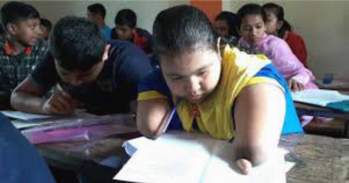 Khanpur Government Primary School , physically challenged , girl , born without limbs , GPA 5 , A+ , PEC , Jashore , Benapole