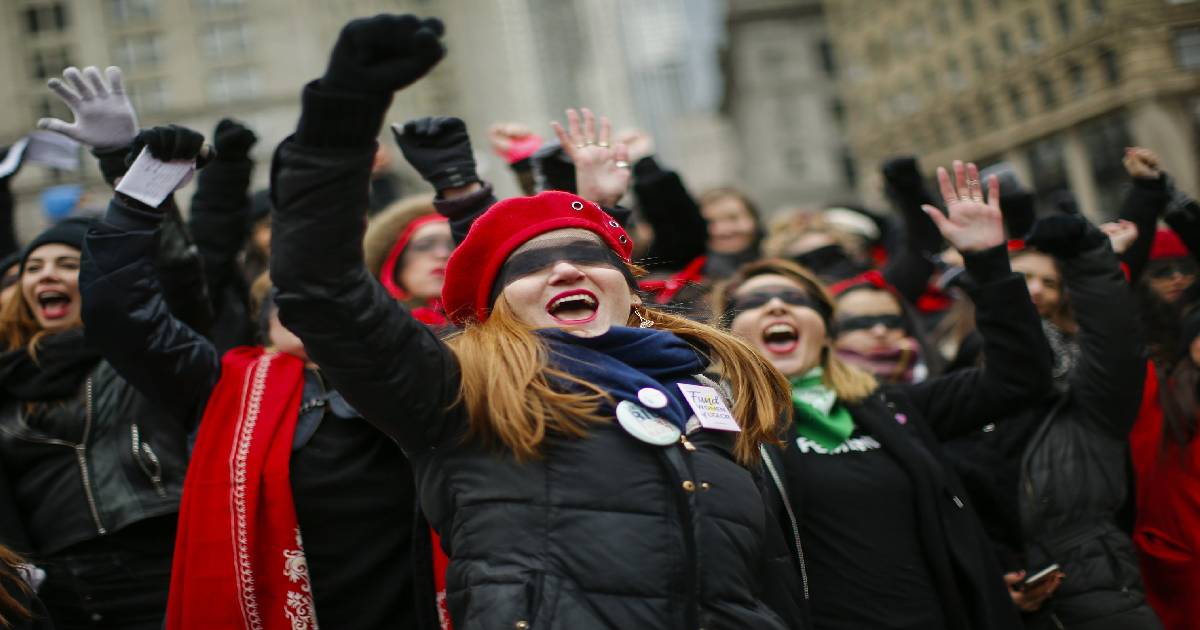 reproductive rights , Women's March , Times Square , immigration , Climate Change