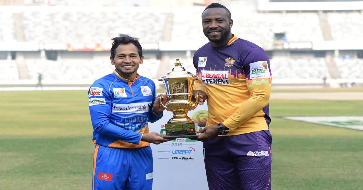 Andre Russell , Bangabandhu Bangladesh Premier League , Khulna Tigers , Rajshahi Royals , BPL , Mushfiqur Rahim