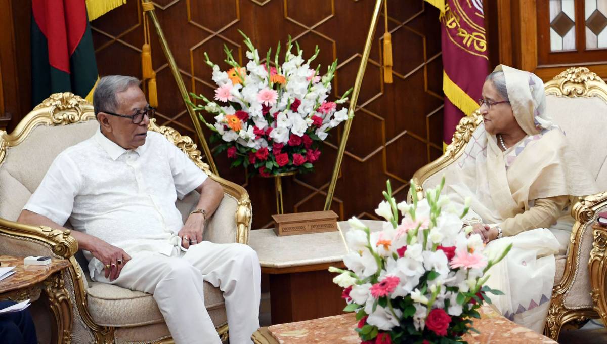 Prime Minister Sheikh Hasina , President Abdul Hamid