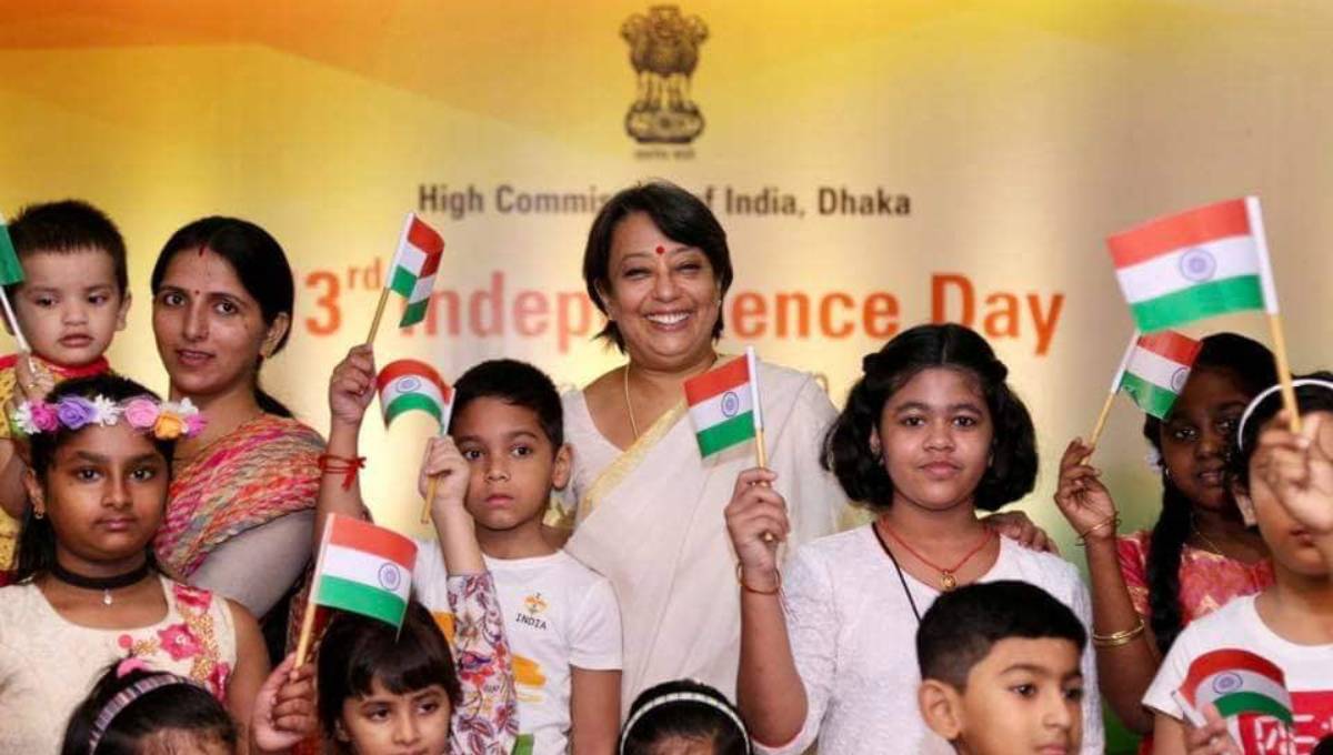 Independence Day Flaghoisting ceremony held at Indian HC