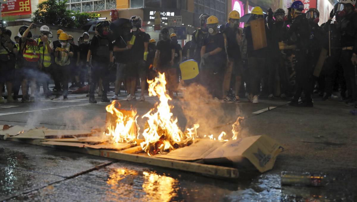 Protest , Hong Kong