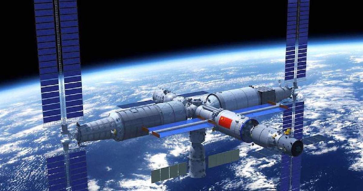 China's space station , Construction of China's space station , Long March-5B rocket , China's new-generation manned spaceship