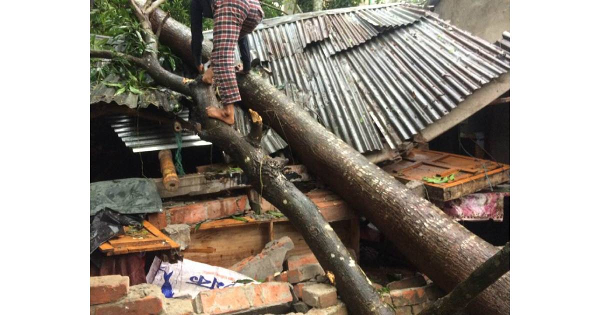 without electricity , Cyclone Bulbul