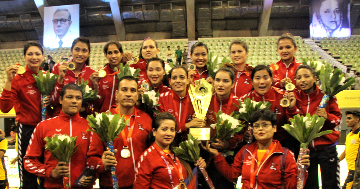 Bangamata Volleyball Nepal emerge champions with allwin record