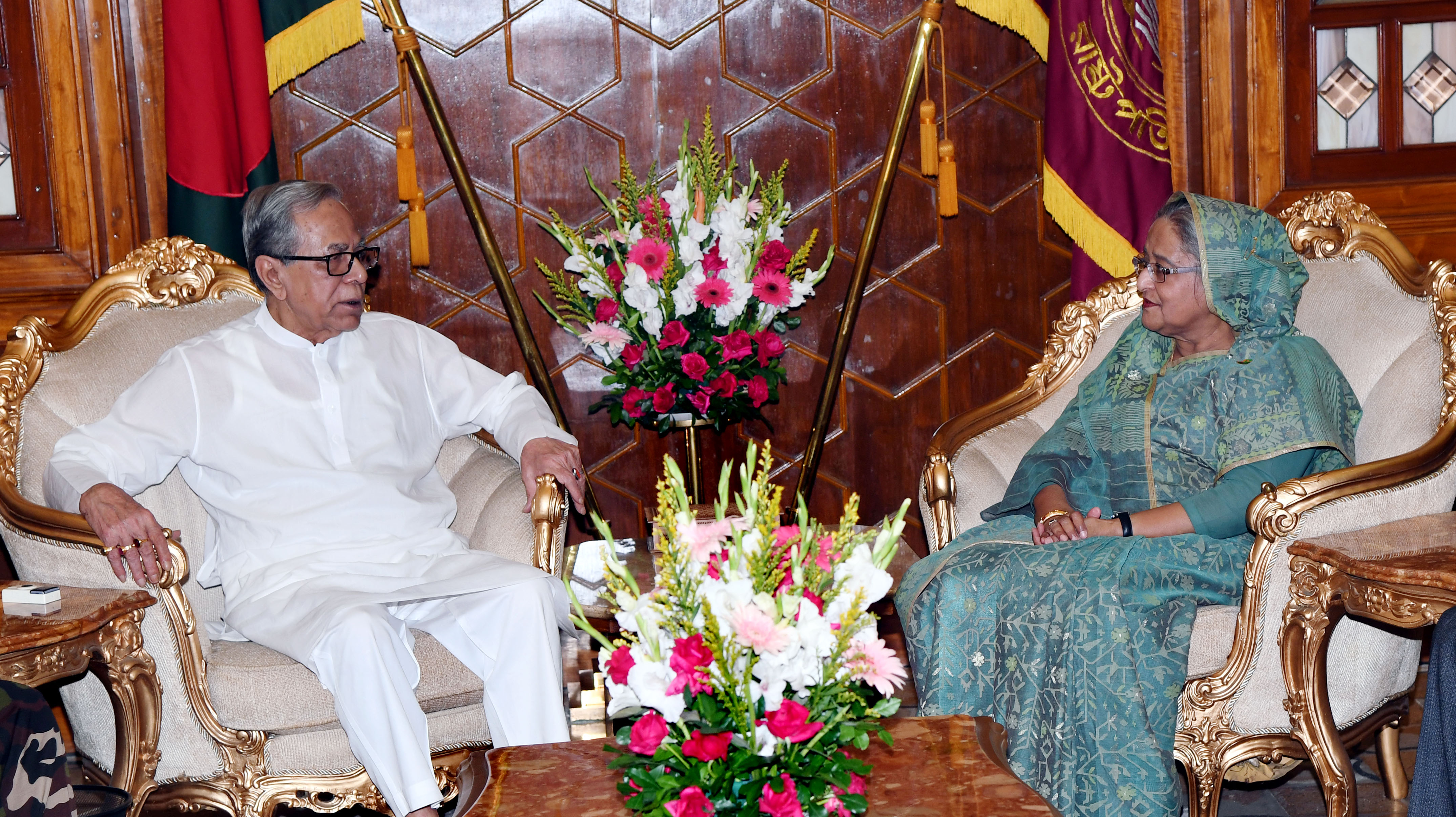 Prime Minister Sheikh Hasina , President Abdul Hamid
