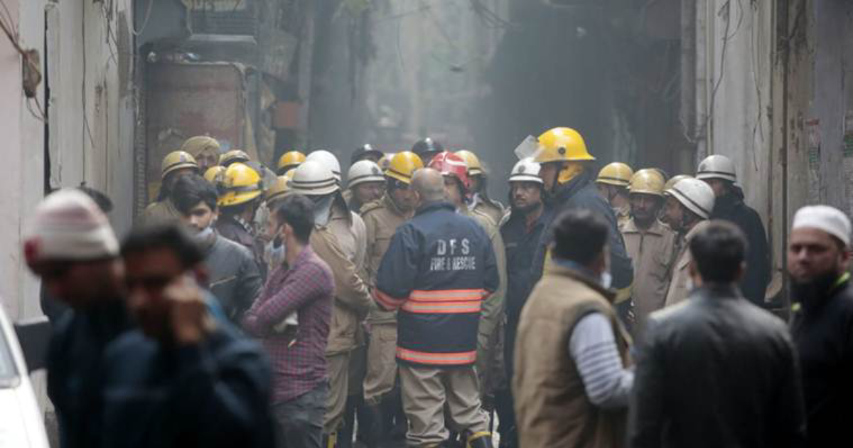 Delhi , Fire