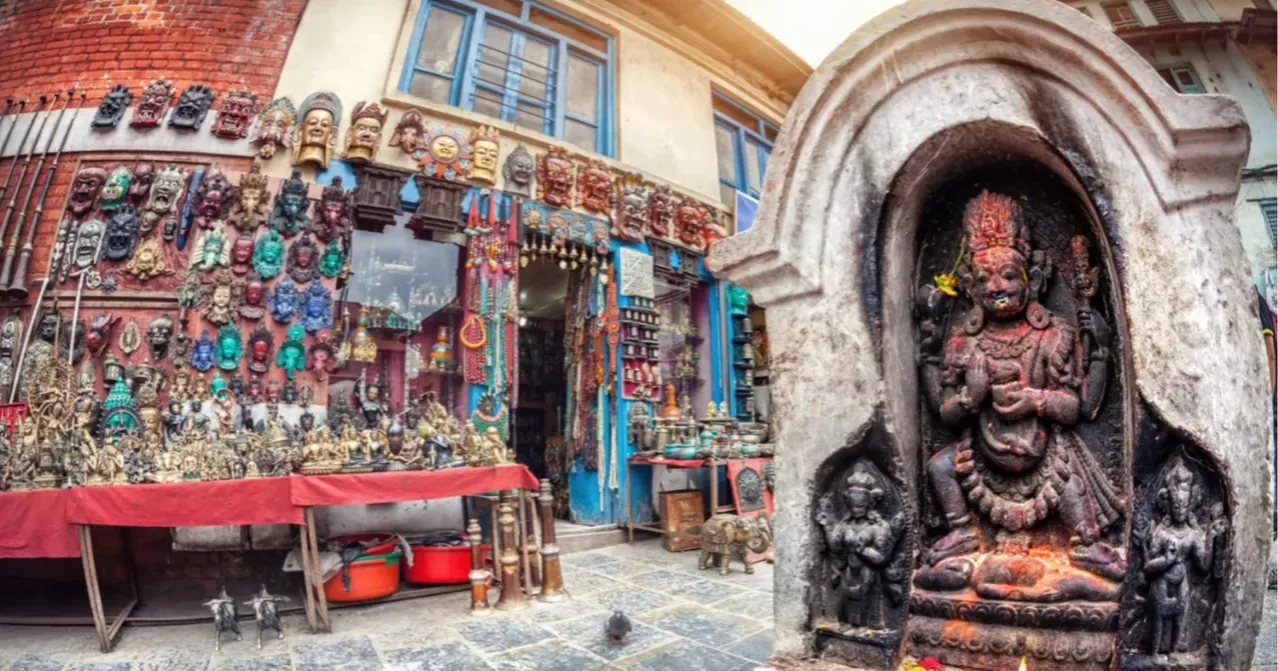  Kathmandu, Nepal souvenir shopping
