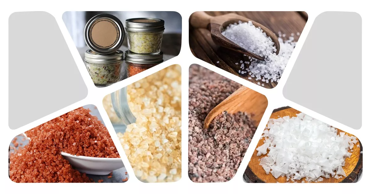 12 types of salt used in cooking, baking and seasoning