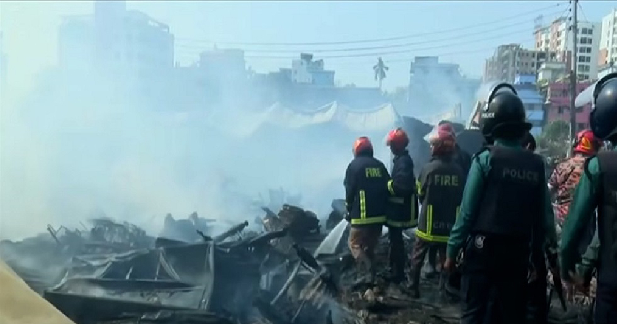 slum , Chattogram , Fire