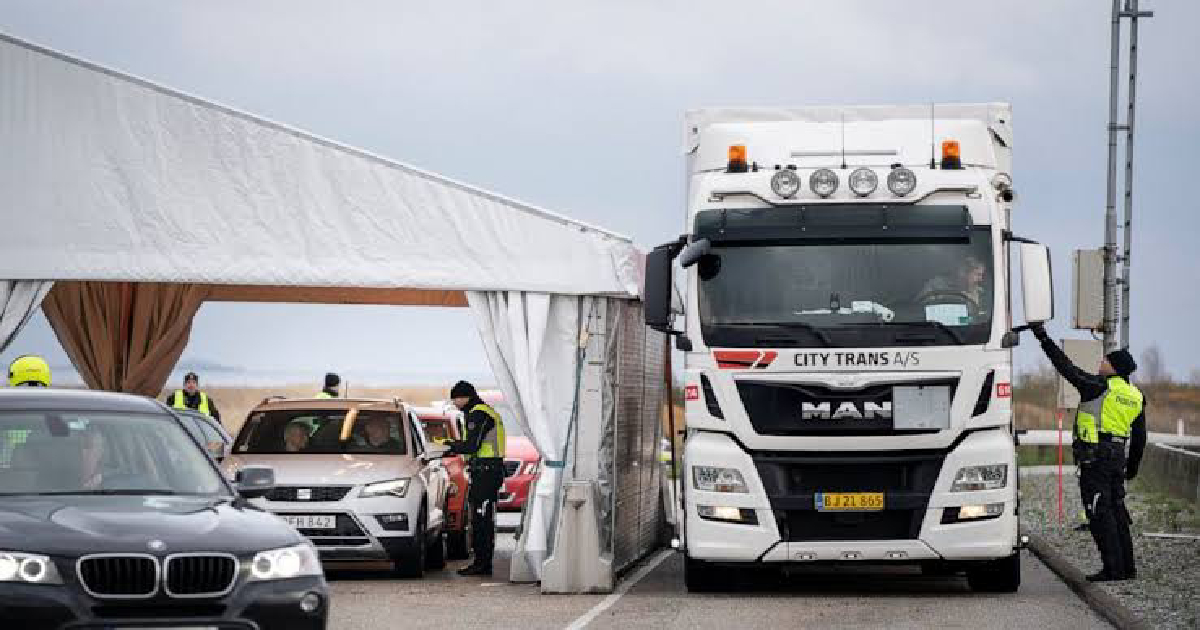 Denmark , border check
