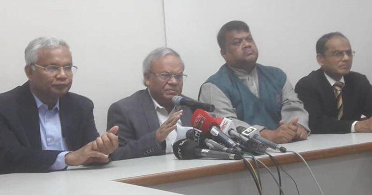 Ruhul Kabir Rizvi , rally , Jatiya Oikyafront , Dhaka , Parliament , Politics , BNP , Tuesday , stage demo , Oikyafront