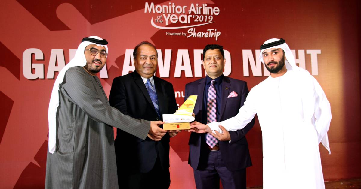 Airline of the Year , ‘Airline of the Year 2019’ , Emirates Airline , Award , Bangladesh , Best In-flight Entertainment , Bangladesh’s aviation sector , gold trophies