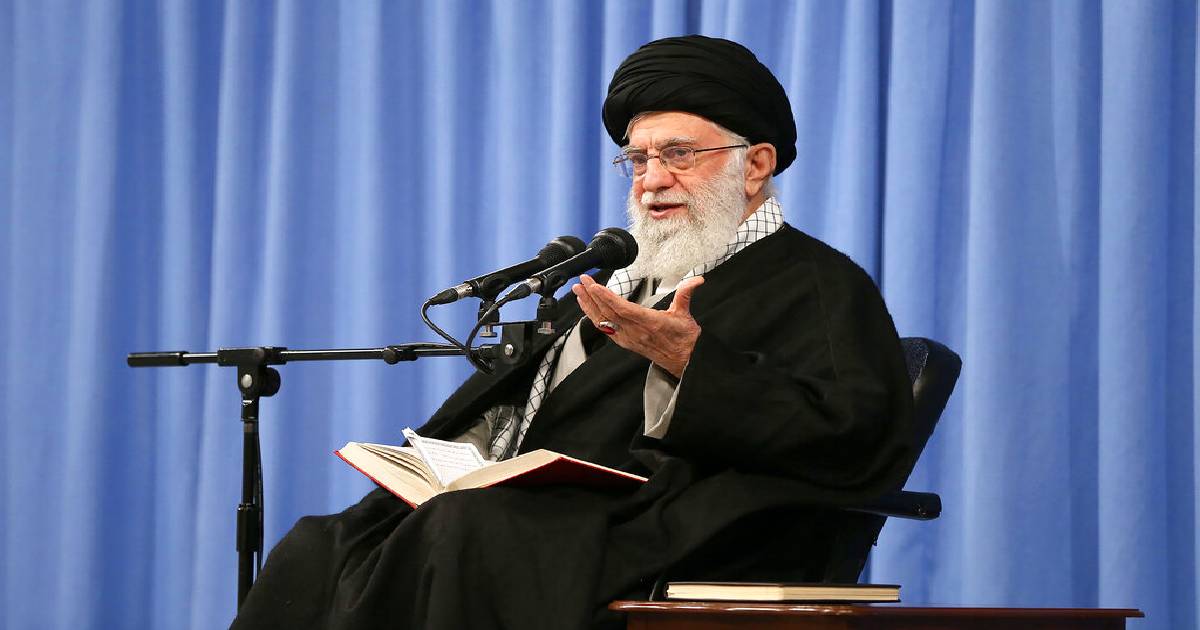 Iran's leader , Ayatollah Ali Khamenei , threat of the coronavirus